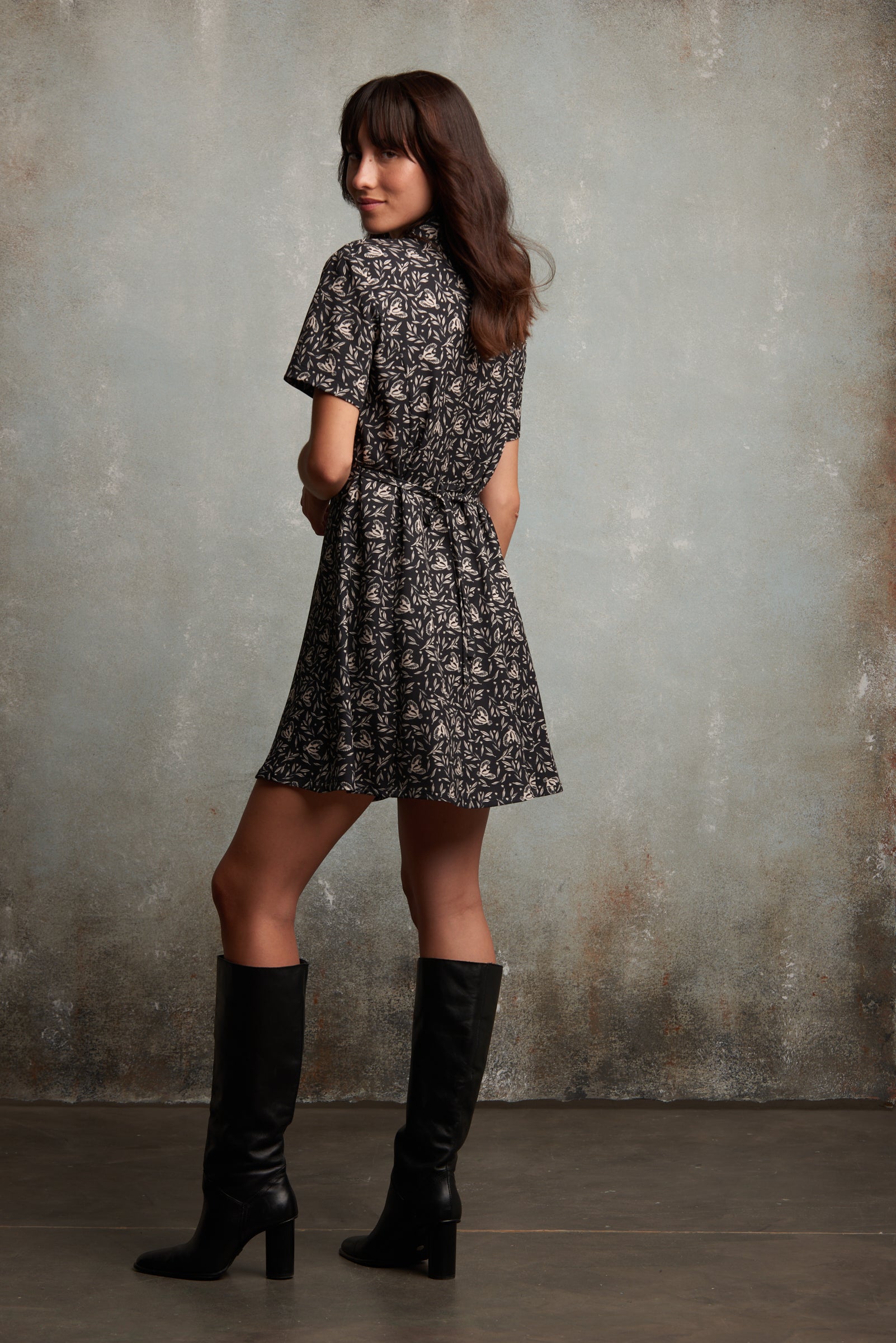 VESTIDO CORINA PAJAROS
