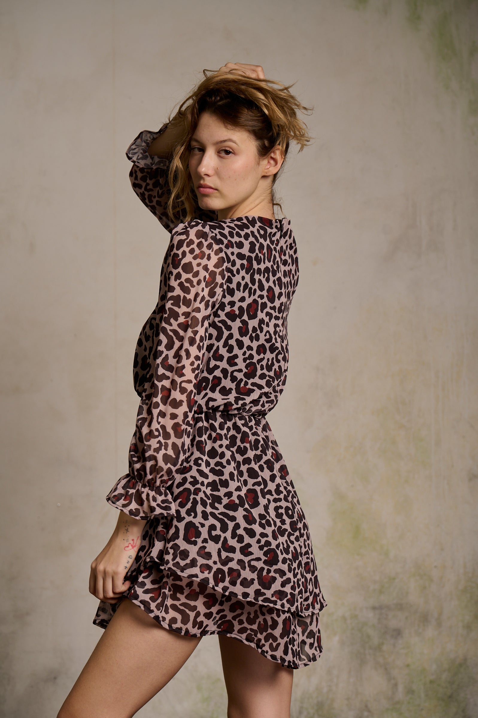 Vestido Candance Leopardo