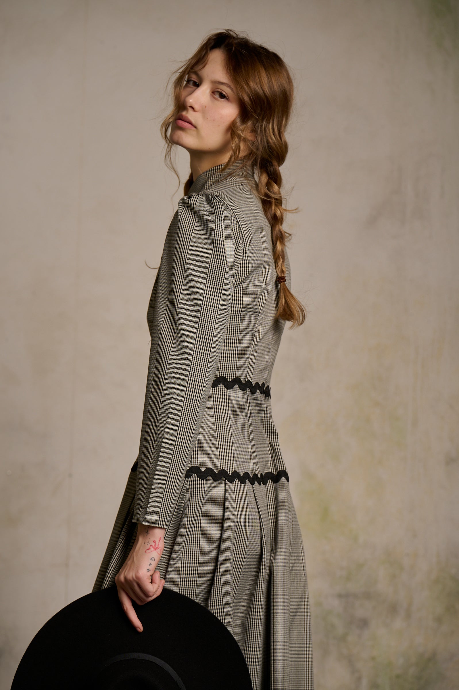 Vestido Dulcinea negro/gris
