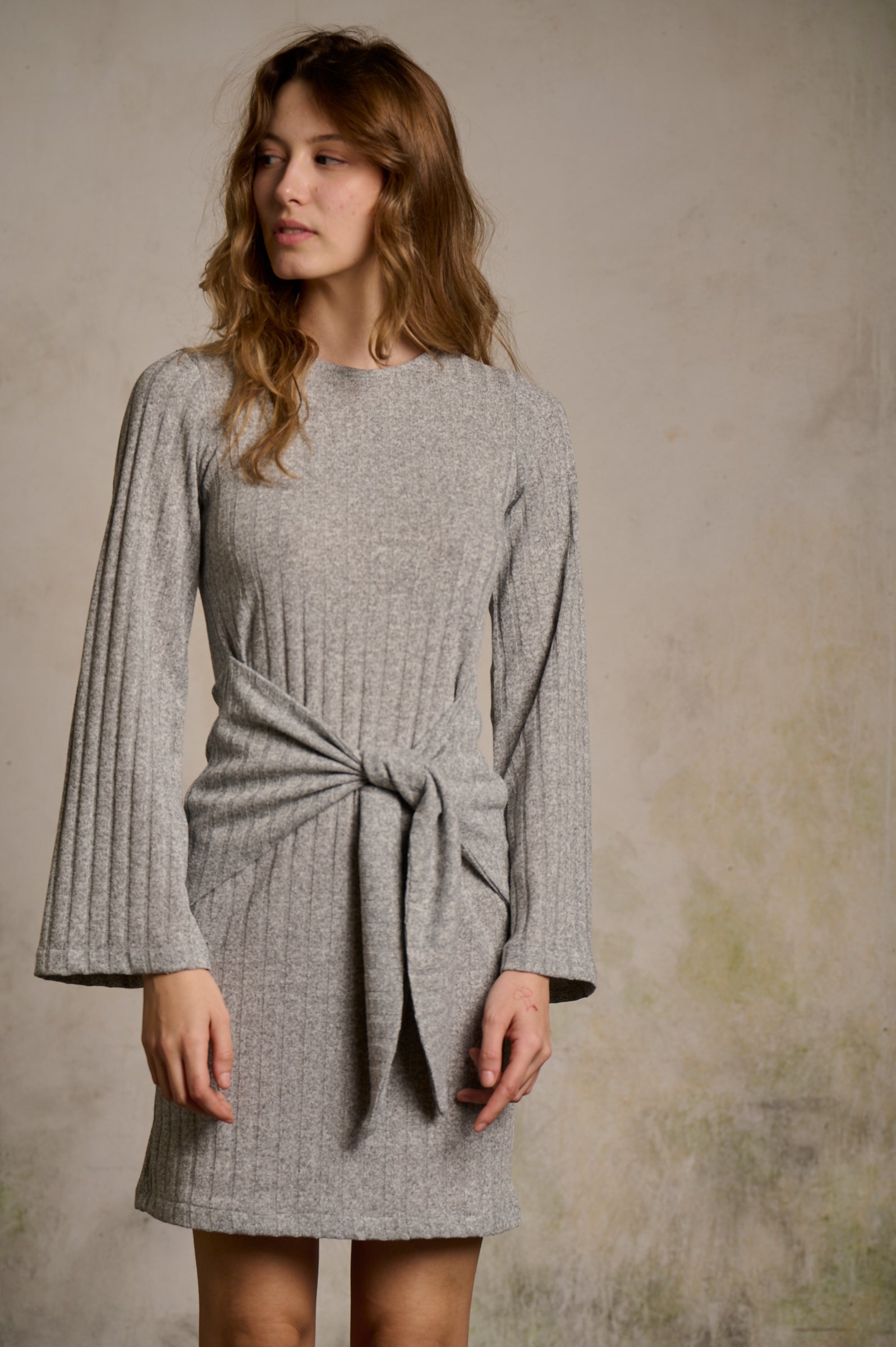 Vestido Gala gris