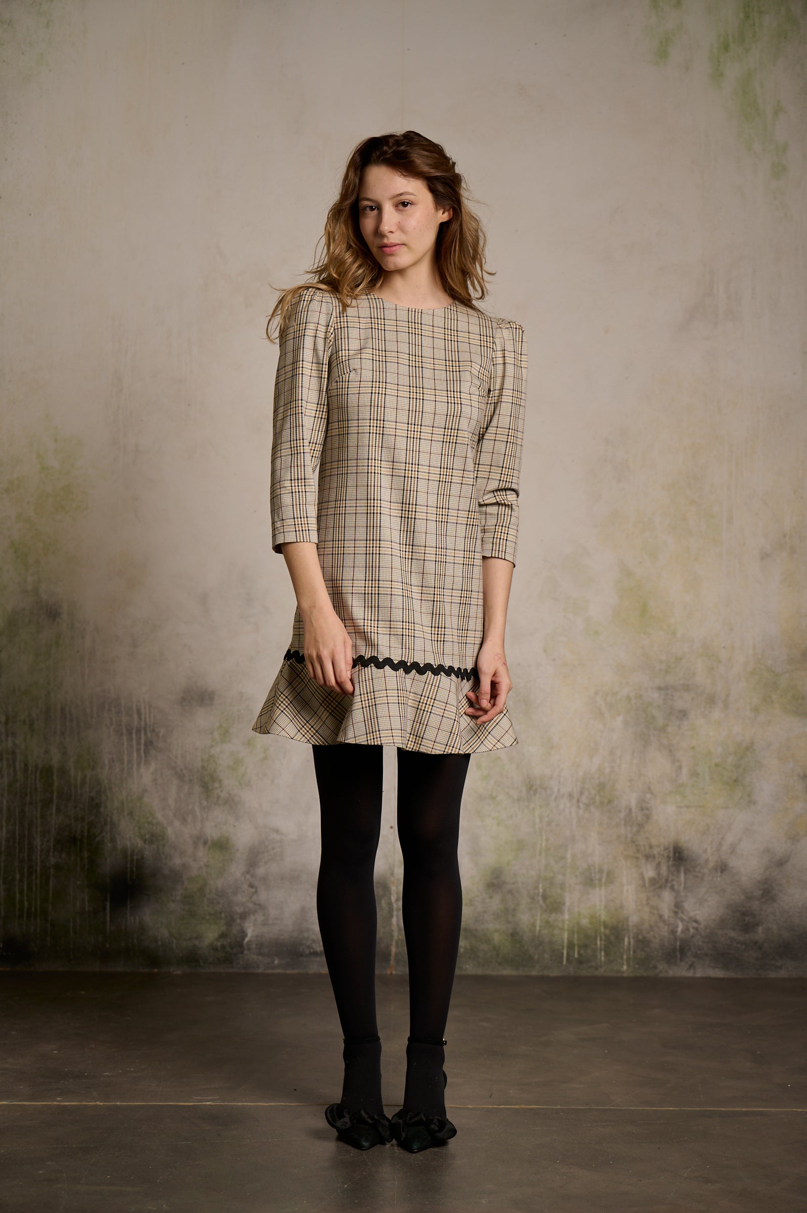 Vestido Lina beige