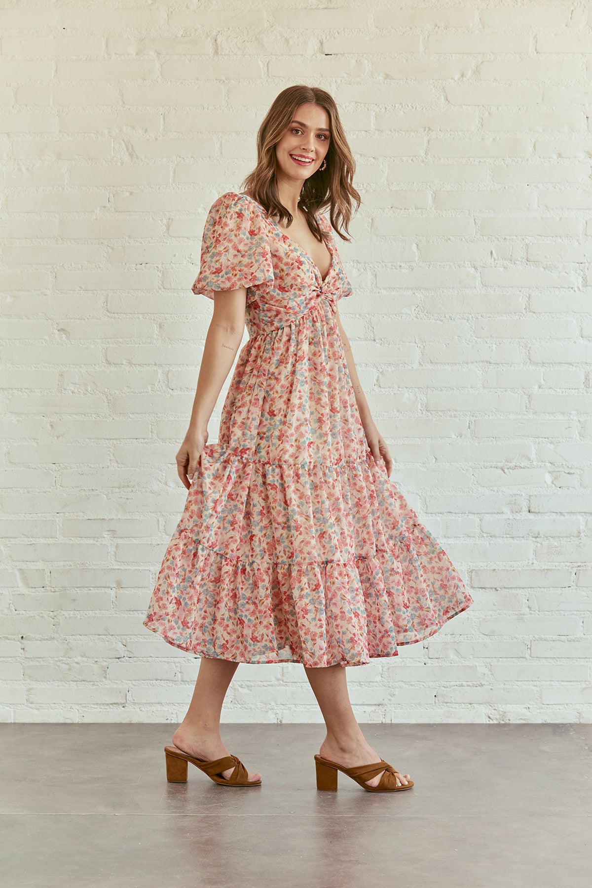 VESTIDO PENÉLOPE FLOR AZUL