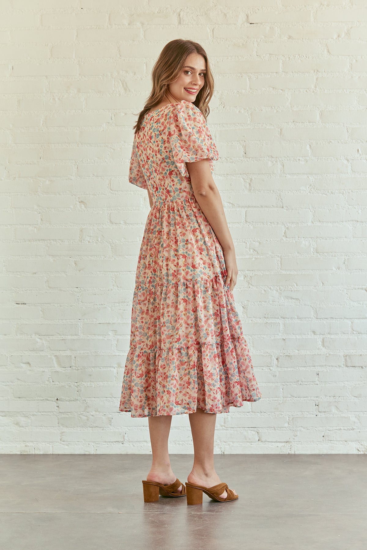VESTIDO PENÉLOPE FLOR AZUL