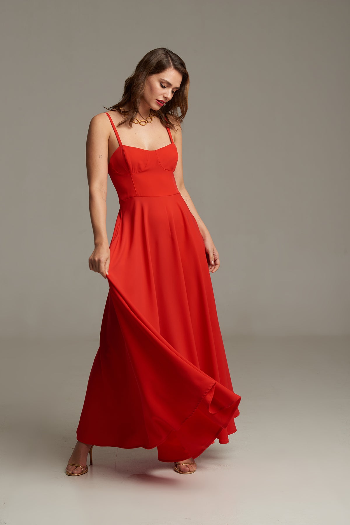 VESTIDO PAULINA ROJO