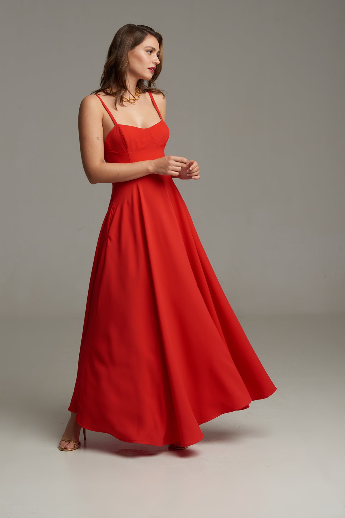 VESTIDO PAULINA ROJO