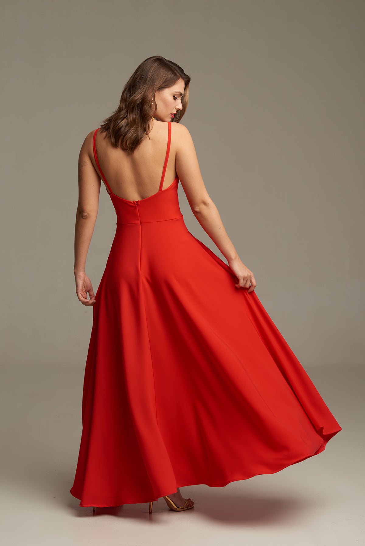 VESTIDO PAULINA ROJO