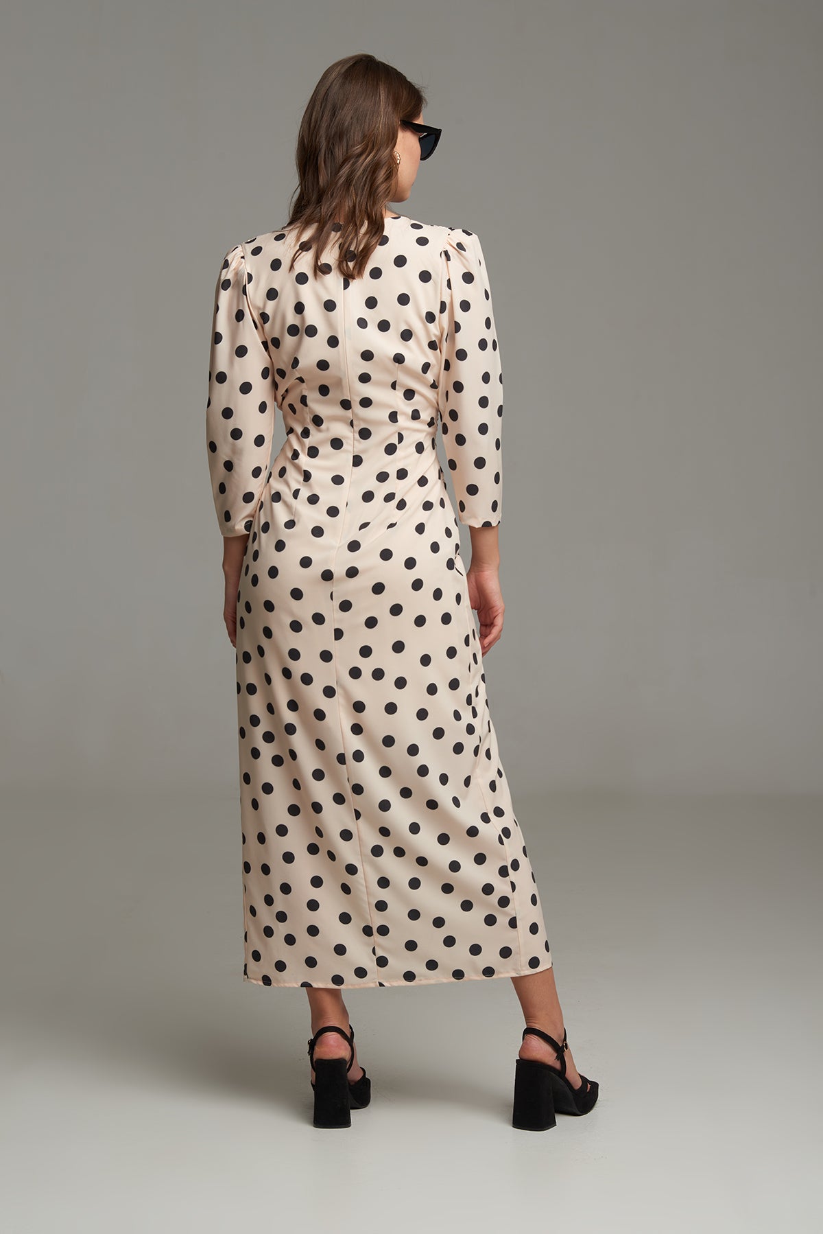 VESTIDO MARÍA LUNAR NEGRO
