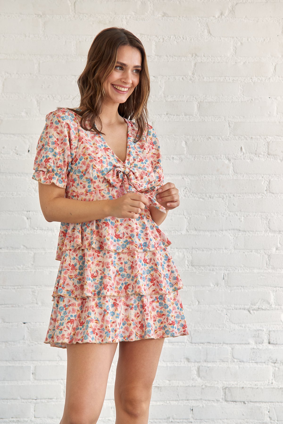 VESTIDO AMELÍ FLOR AZUL