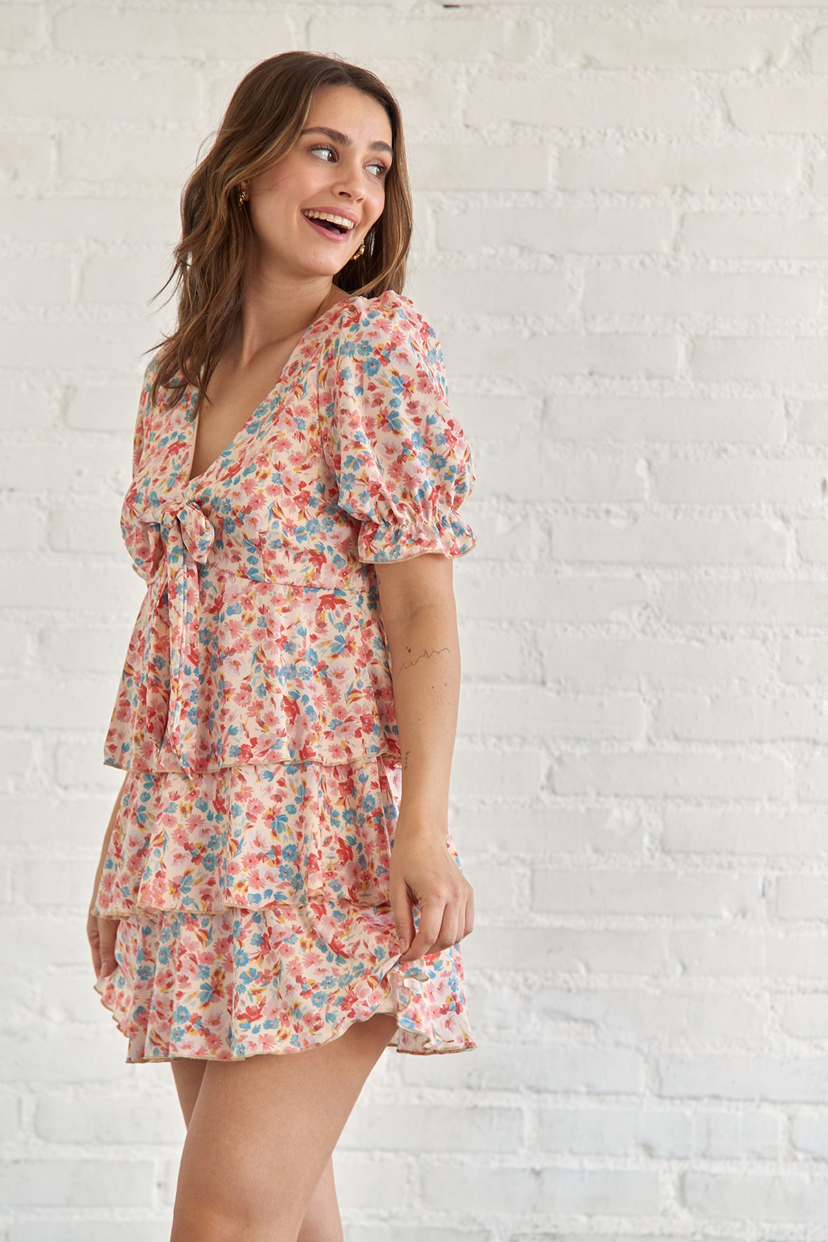 VESTIDO AMELÍ FLOR AZUL