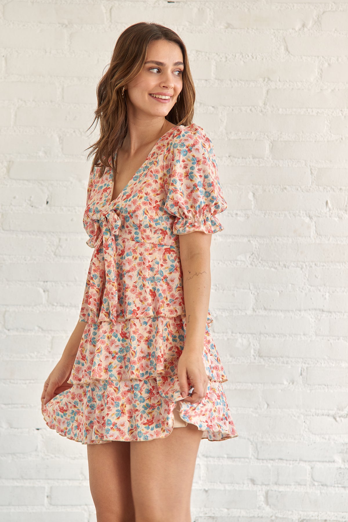 VESTIDO AMELÍ FLOR AZUL