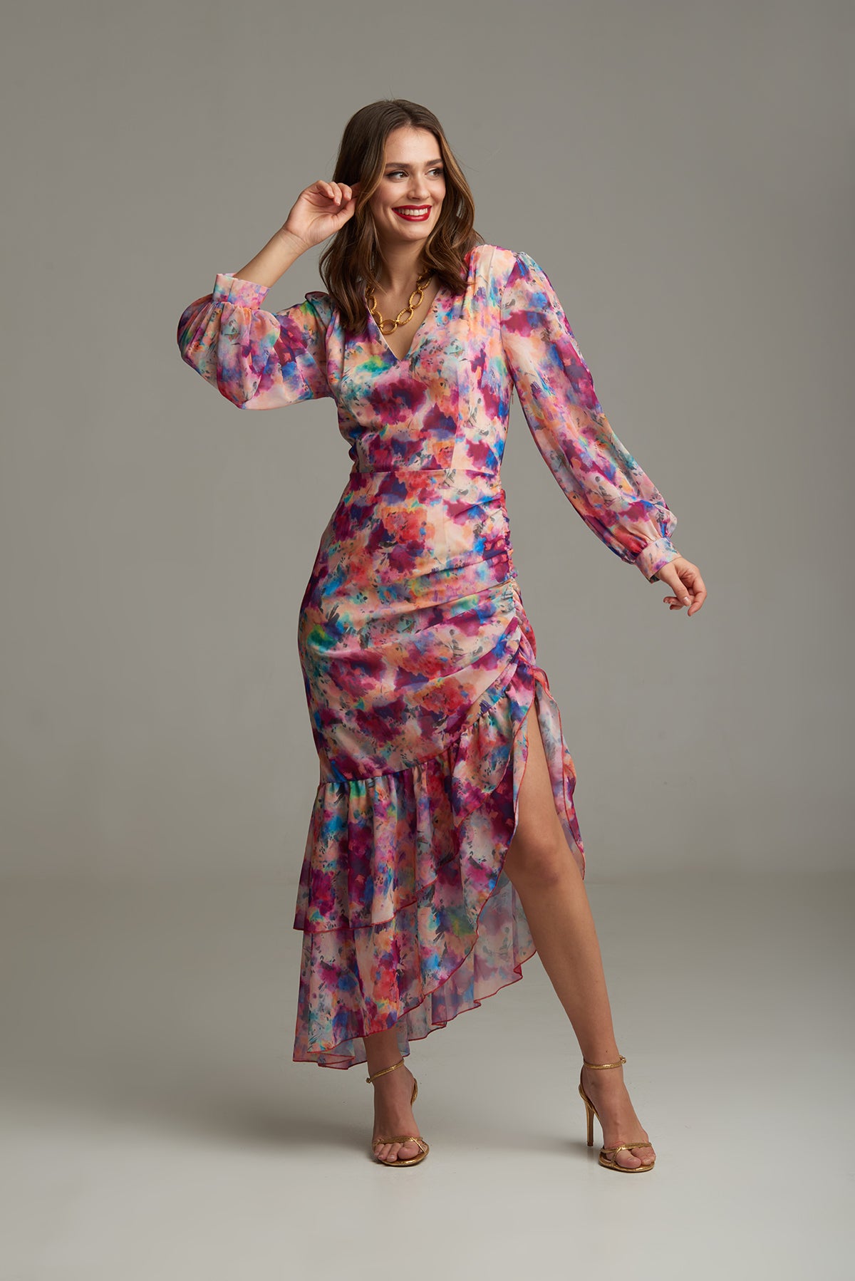 VESTIDO ANNIE ABSTRACTO