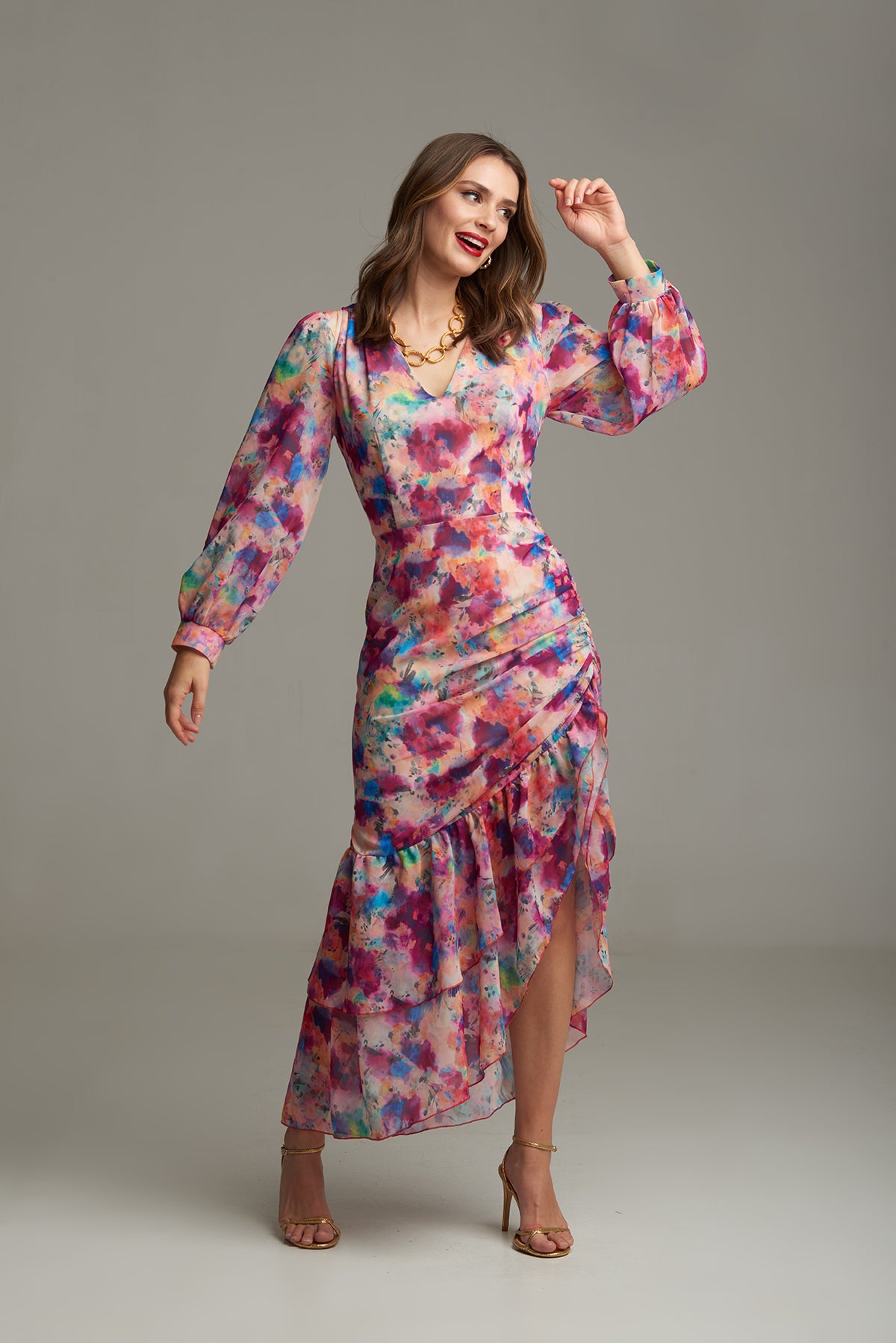 VESTIDO ANNIE ABSTRACTO