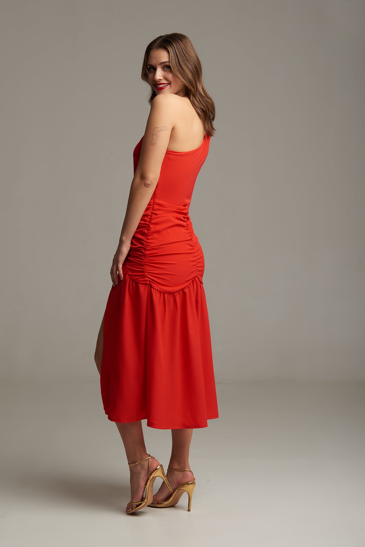 VESTIDO PAULA ROJO