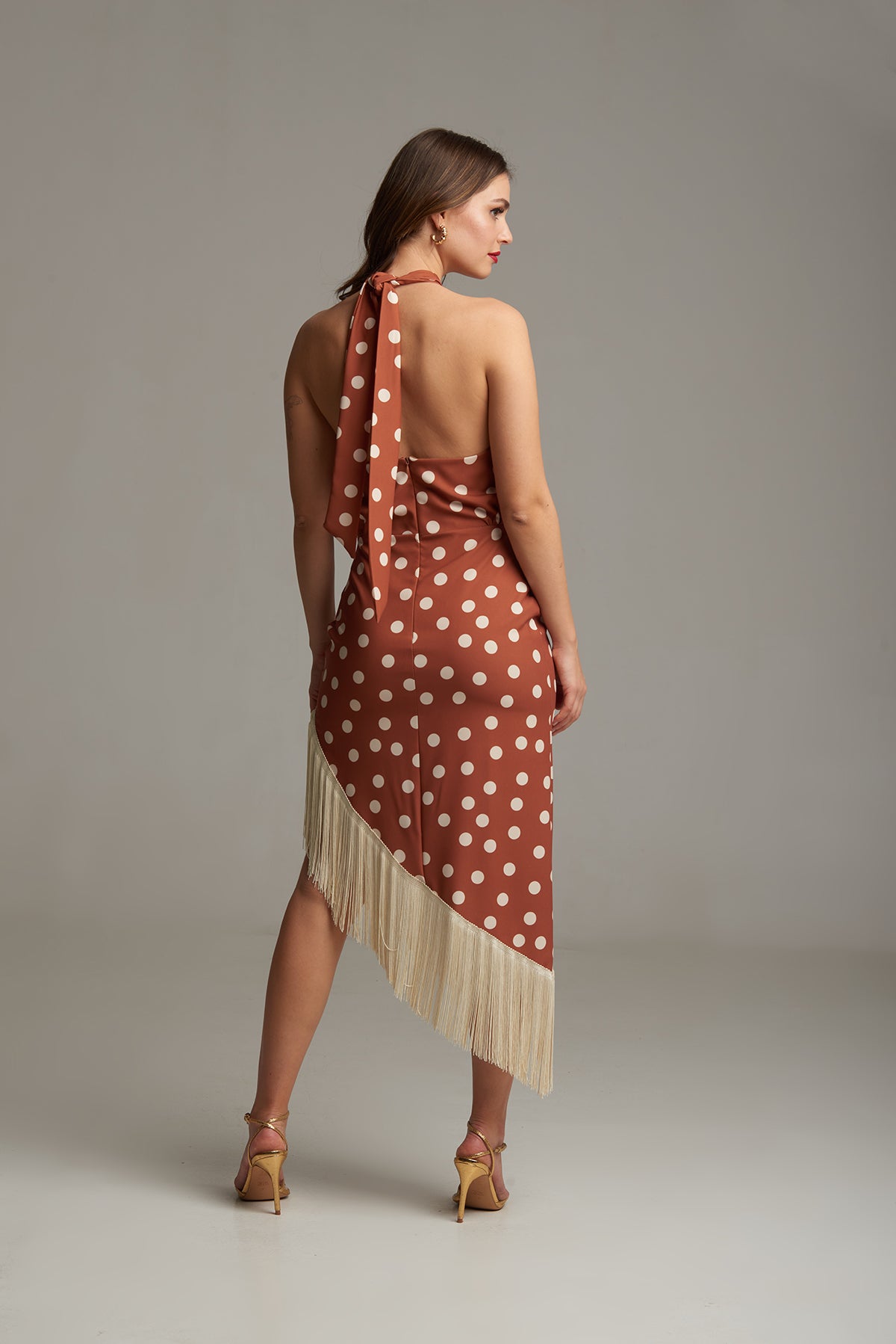 VESTIDO SILVIA TOPO