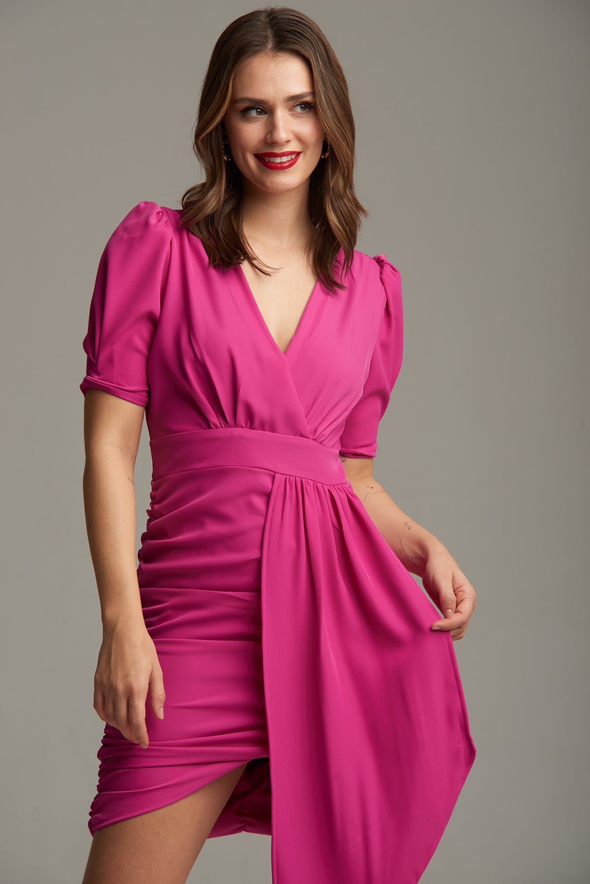 VESTIDO ROSA BUGAMBILIA