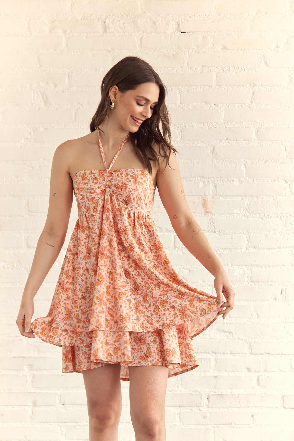 VESTIDO MARISOL MARIPOSAS