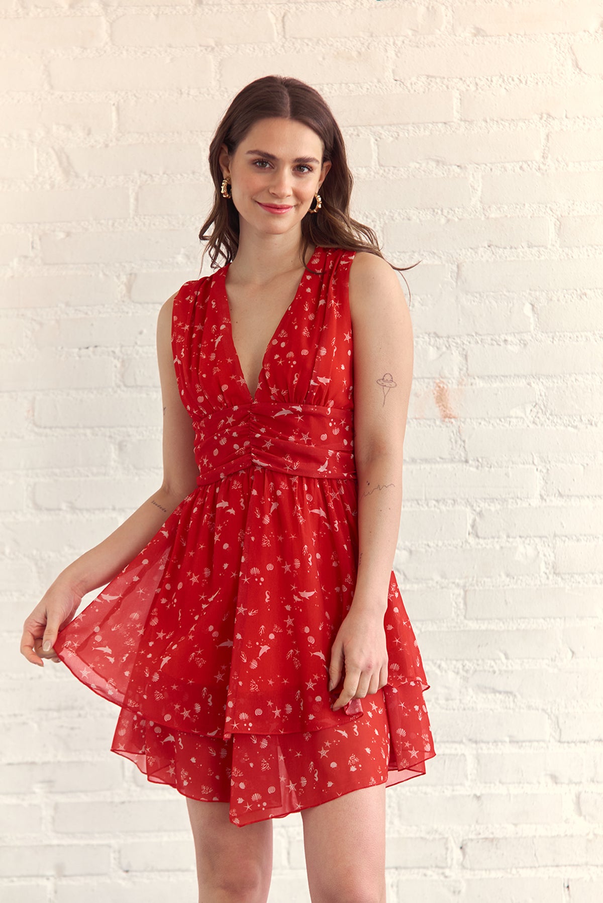 VESTIDO CARMEN ROJO