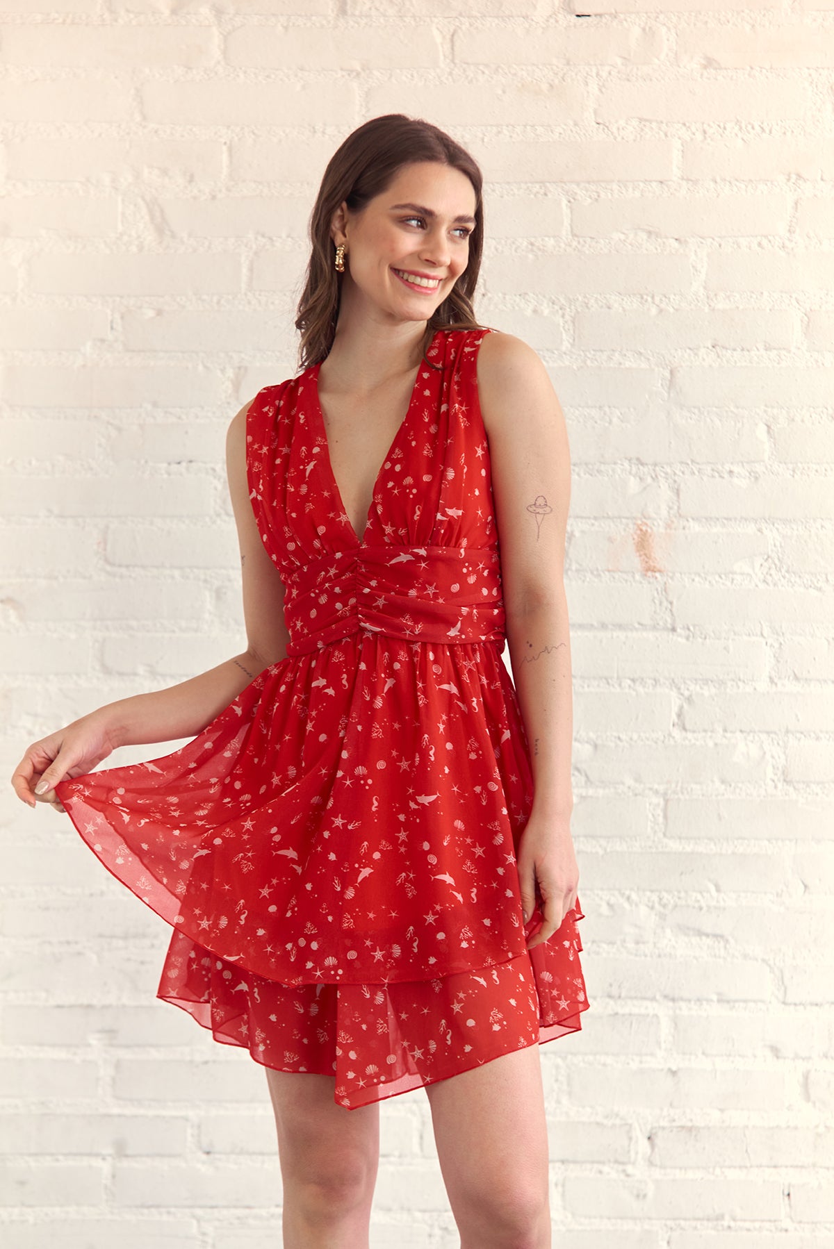 VESTIDO CARMEN ROJO
