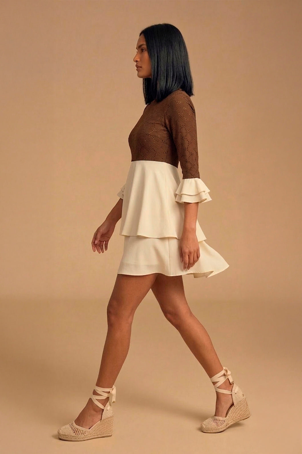 Vestido Marjorie choco
