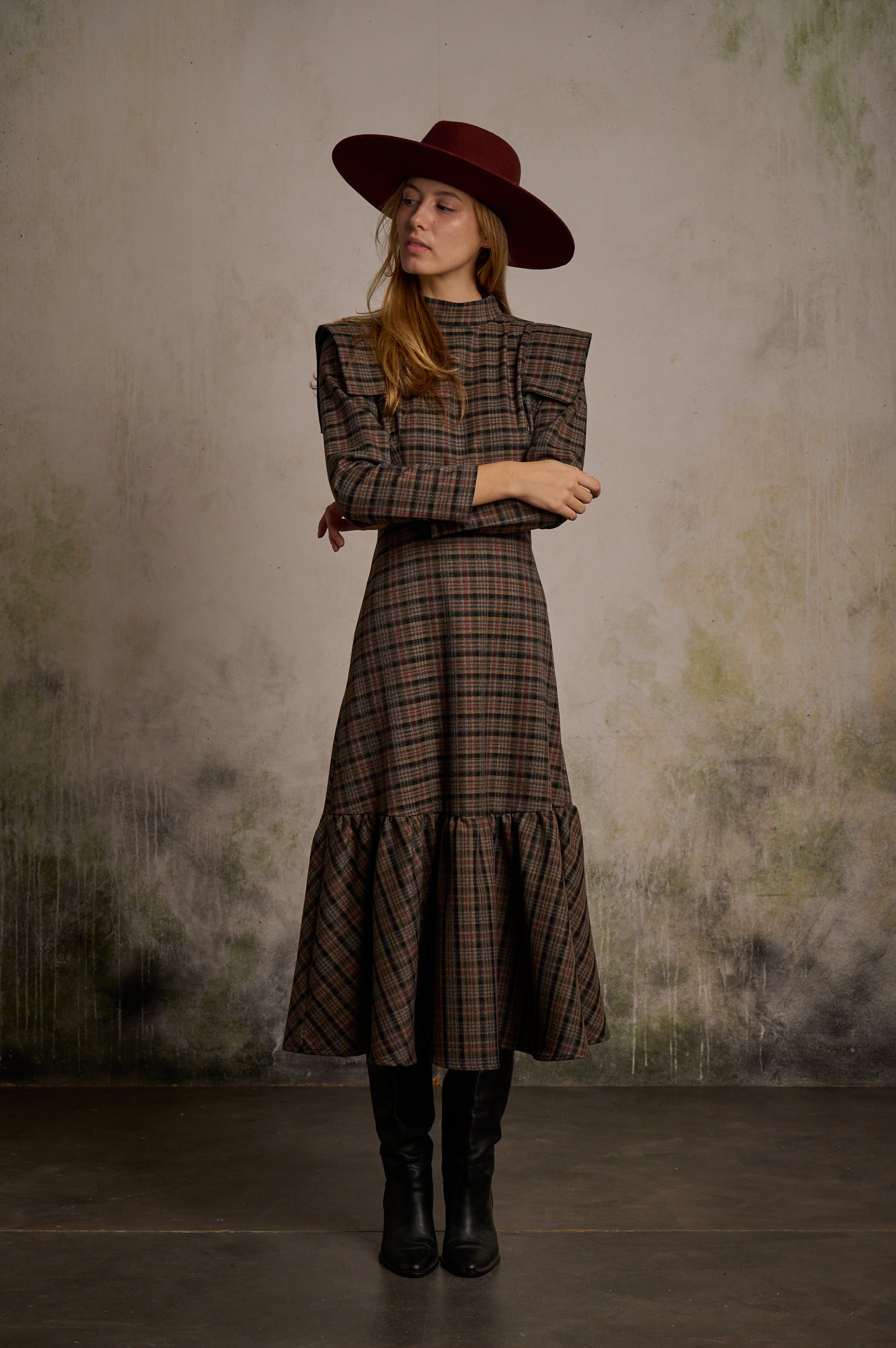 Vestido Soraya cuadro