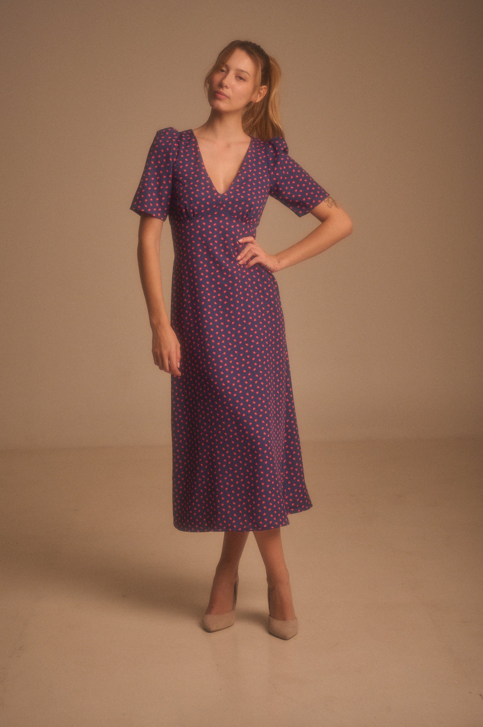 Vestido Tania fresas
