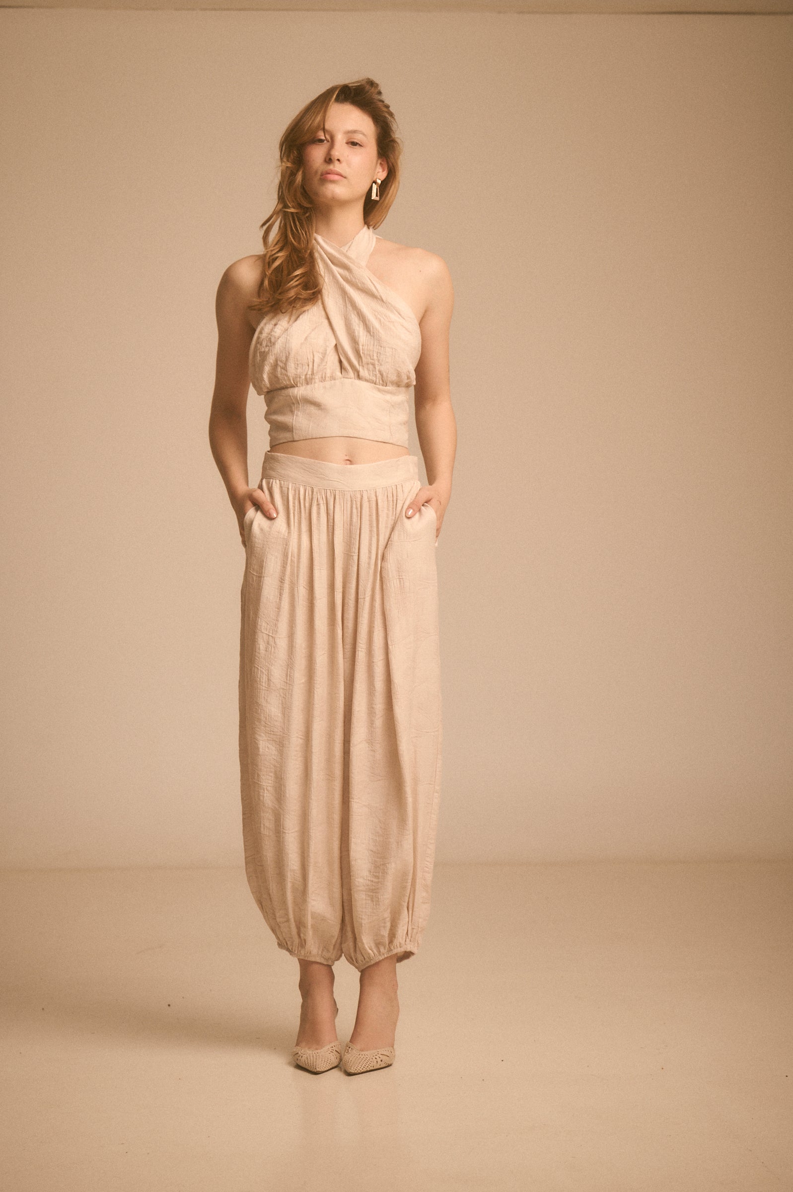 Pantalón Santa Fe beige