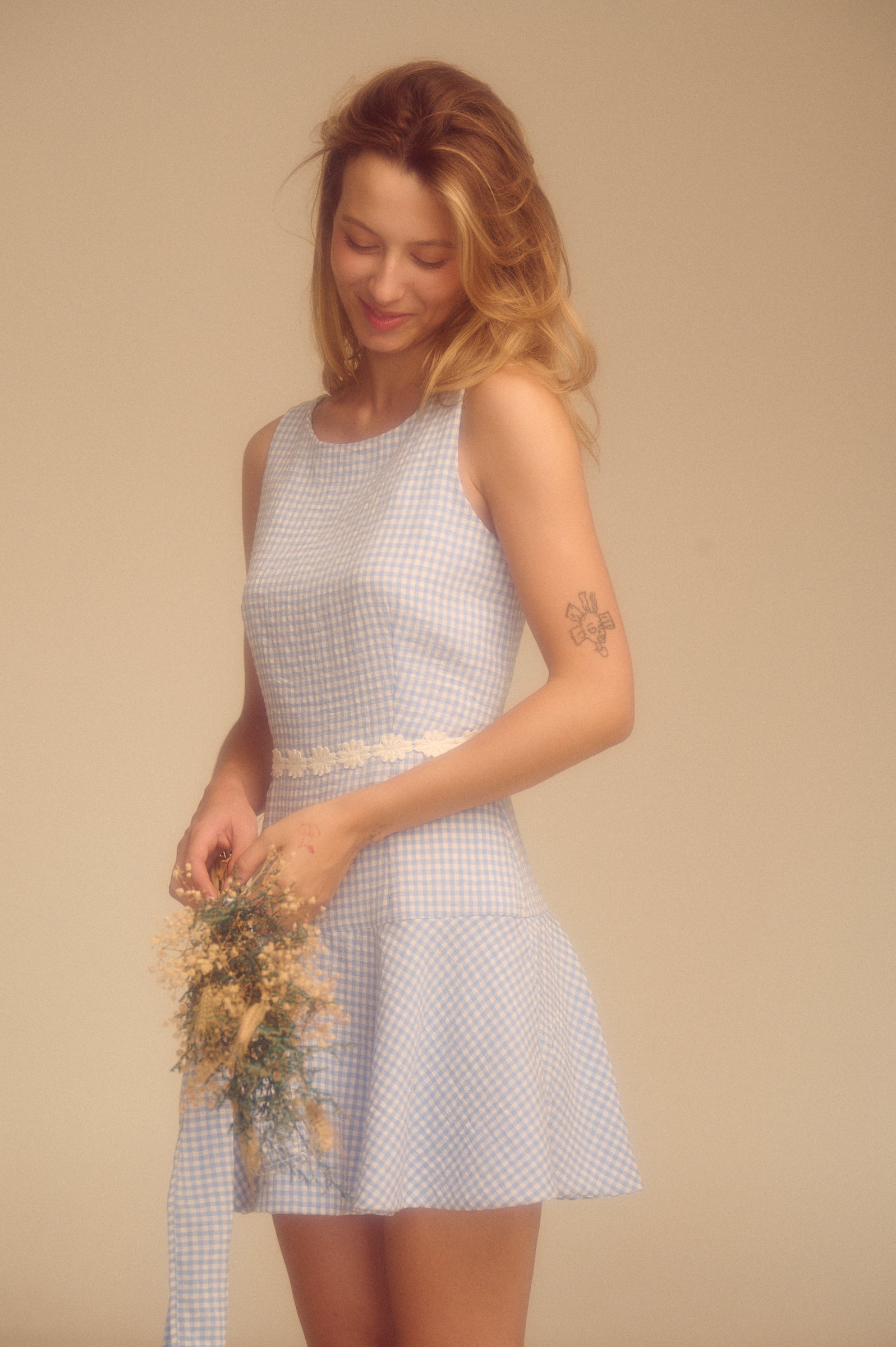 Vestido Camelia azul