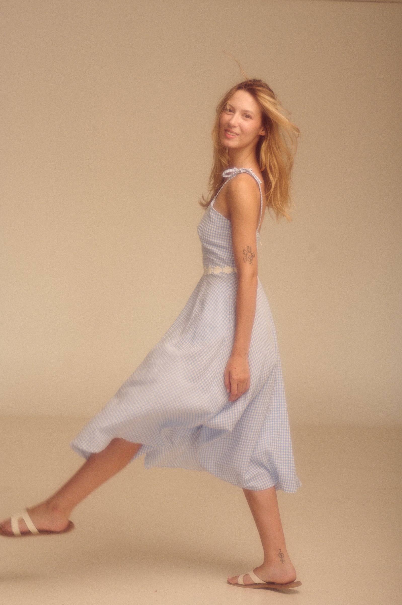 Vestido Iris azul