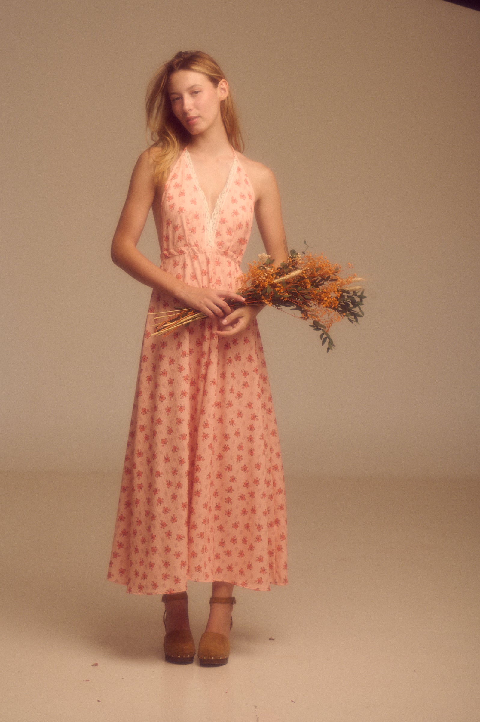 Vestido Gardenia mandarina