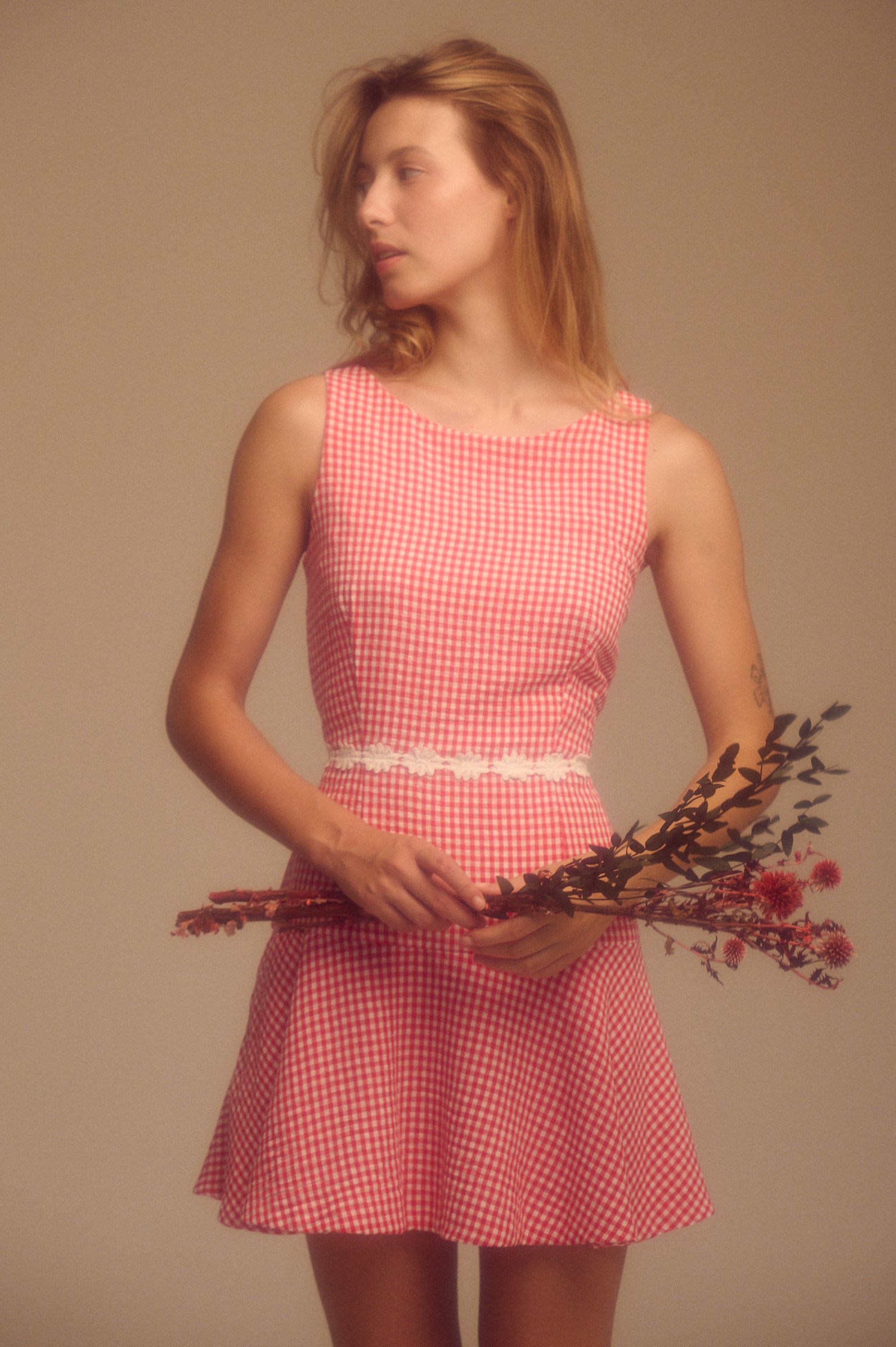 Vestido Camelia rojo