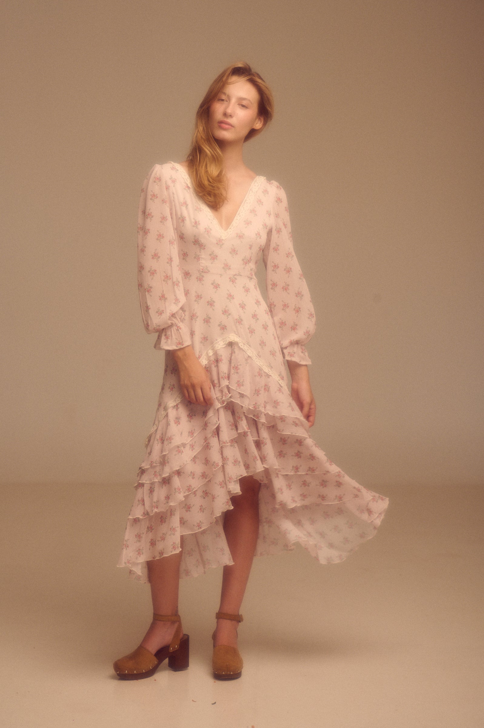 Vestido Aura beige